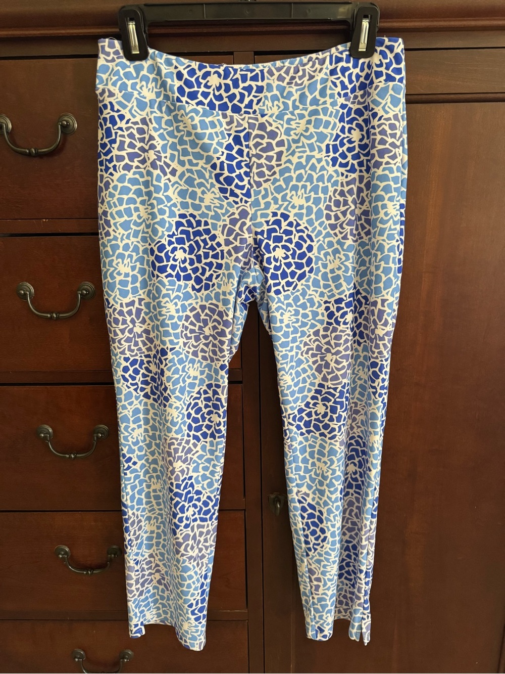 Jude Connally Lucia Pant Jude Cloth in Blue/White Floral Print